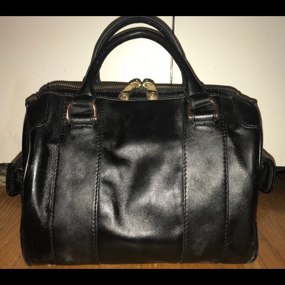Zak Posen Bowler Leather Satchel